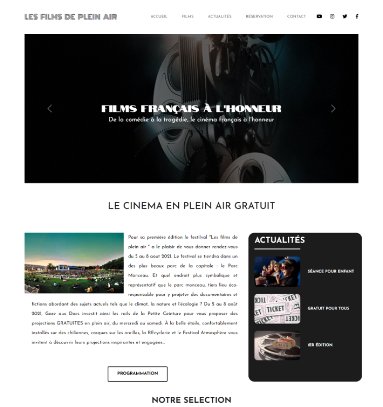 image de mon projet en symfony